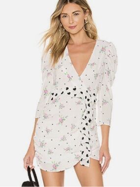 For Love And Lemons | Dresses | For Love Lemons Mimi Long Sleeve Mini Dress  | Poshmark